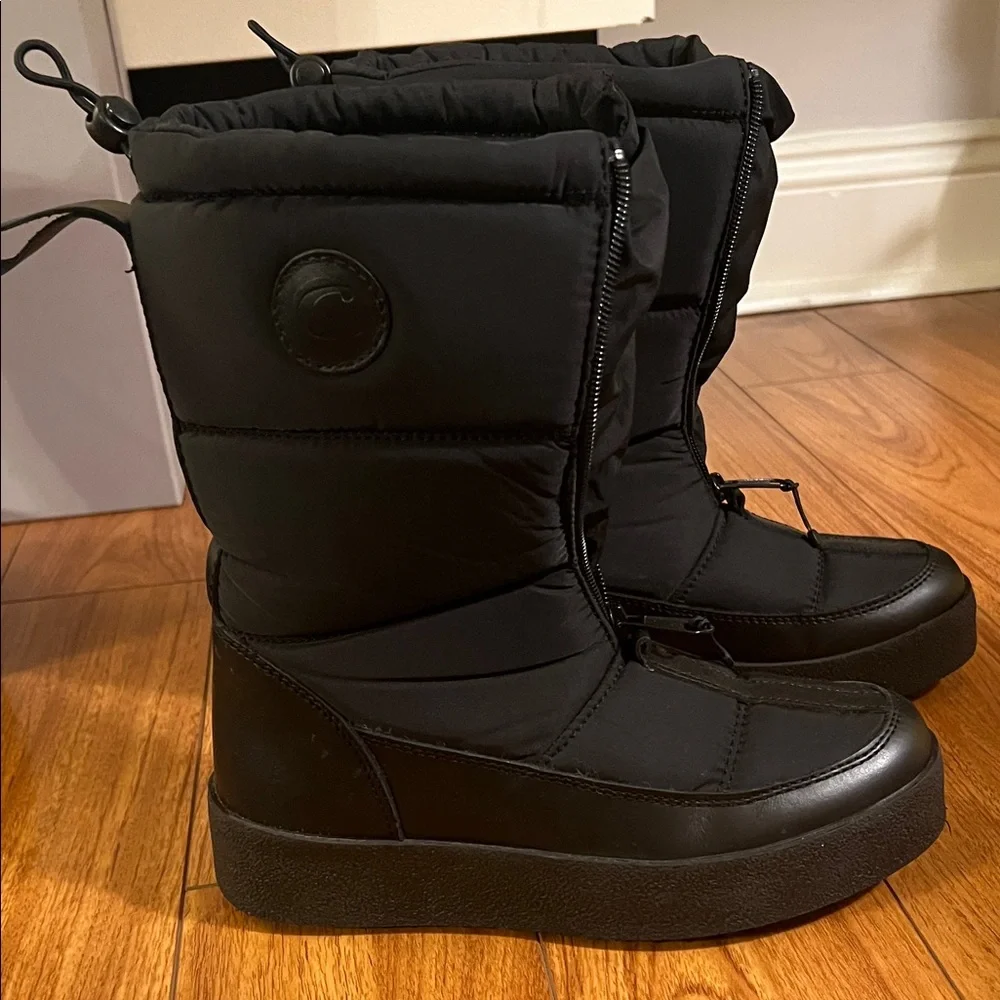 La Canadienne Black Winter Boots - Picture 1 of 2